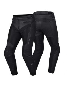  SHIMA MONACO Pantalon Moto Femme - Pantalons Respirant,  Élastique, Coupe Slim et Cuir avec Protection CE Genoux (Noir, M)