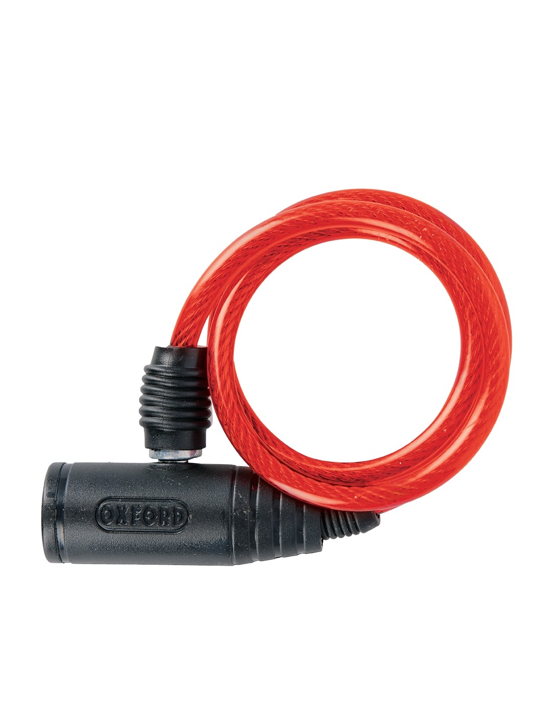 Oxford Pare-chocs Câble Antivol Moto Rouge 6 mm x 600 mm